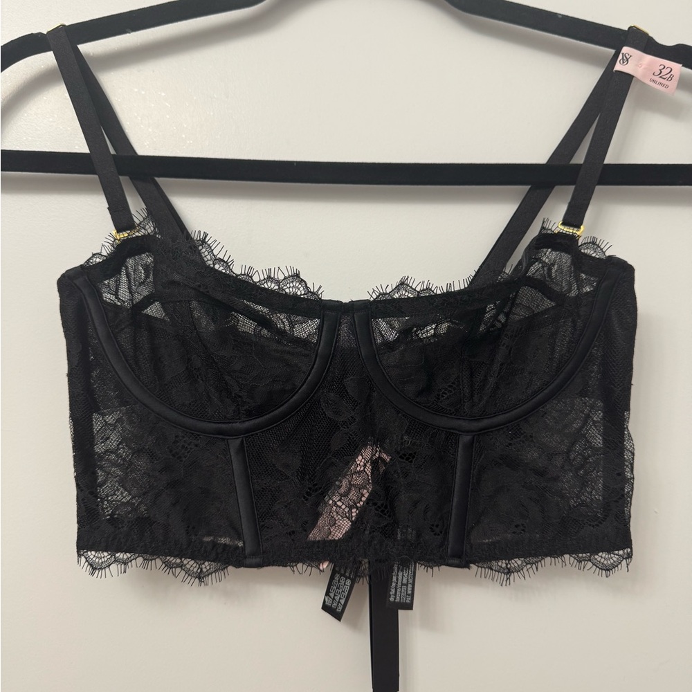 Victoria's Secret Black Lace Underwire Bra